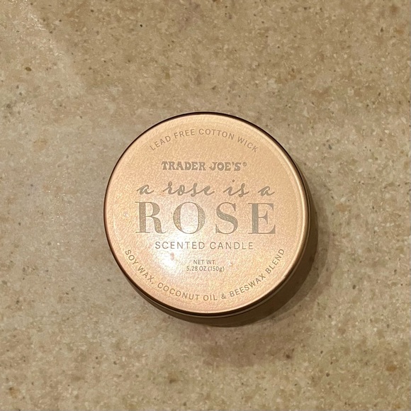 Trader Joe’s Empty Rose Gold Tin - Picture 2 of 2